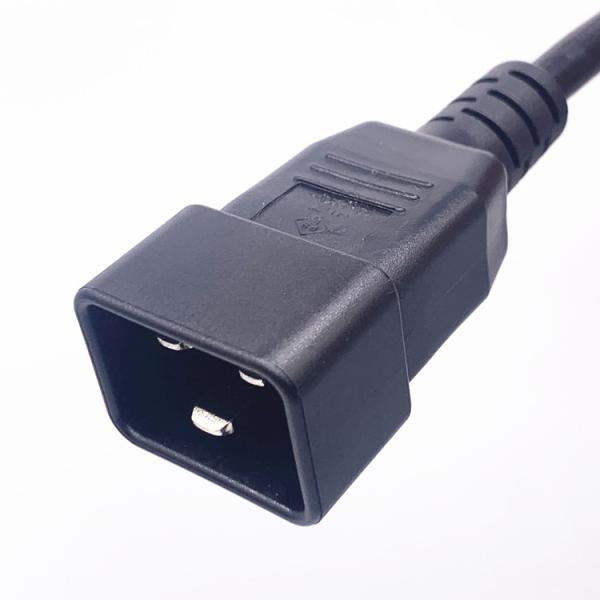 Quality C20 C21 Extension Power Cord UL Certificated Customised Cable Connector for sale