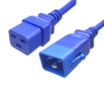 China 1.2m 1.5m IEC Power Extension Cable , C19 To C20 UL Listed Power Cable for sale