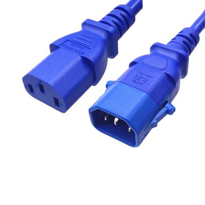 China Safety UL Listed Power Cord , Locable Electric Lock C13 C14 Power Extension Cord for sale