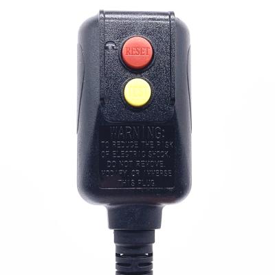 China Heater Earth Leakage Protection Plug With GFCI US Standard 2 Pin 250V for sale
