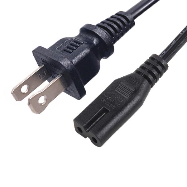 Quality 10A 125V 2 Pin US Power Cord for sale
