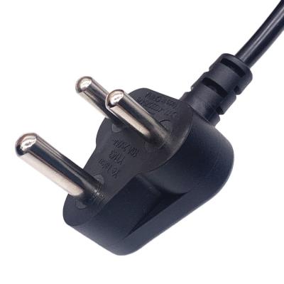 China AC India Power Cord 3 Pin Plug 16A 250V Electric Extension IEC C13 BIS Cable en venta