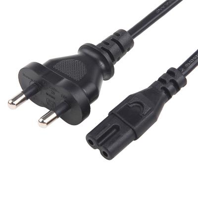 China 6A 250V India Power Cable , 2 Pin Power Cable Plug For Home Appliance en venta