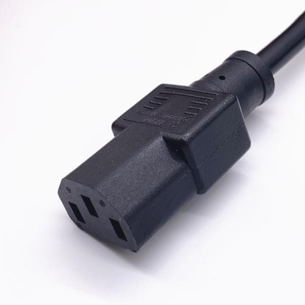 Quality AC Japan Power Cord 3 Pin Plug 7A 12A 15A 125V To IEC 320 C13 for sale
