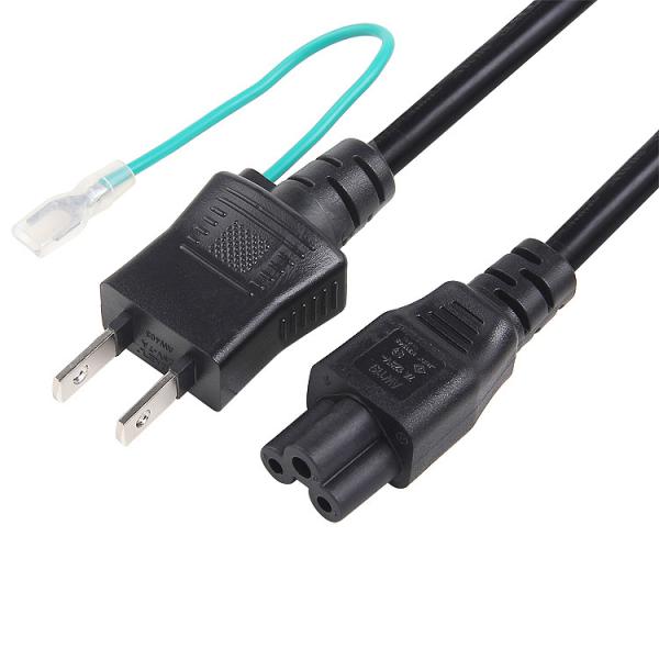 Quality 12A 125V Japan Power Cord PSE To C13 Plug Black With Ground Wire for sale