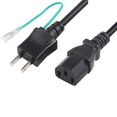 China 12A 125V Japan Power Cord PSE To C13 Plug Black With Ground Wire for sale