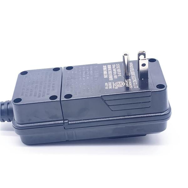 Quality 10A 16A GFCI 2 Prong Plug , US Standard Heater Earth Leakage Protection Plug for sale