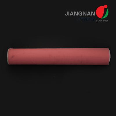 China Pink Fiberglass Welding Blanket Deck Fire Washable Fiberglass Silicone Fabric for sale