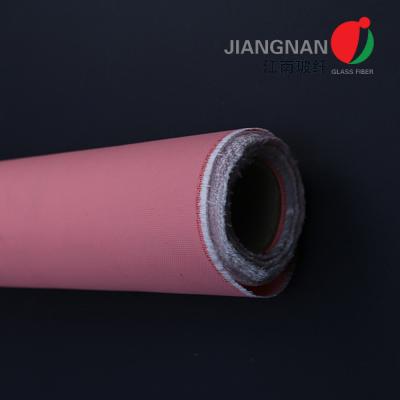 Chine Tissu à hautes températures de fibre de verre de silicone de tissu de 32 onces pour les rideaux de soudure et la couverture de soudure à vendre