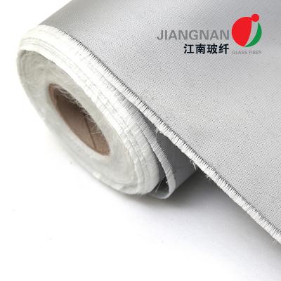 China Fireproof PU Coated Fiberglass Fabric One Sided For Expansion Joint Fire Retardant Curatin Fabric for sale