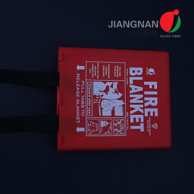 China Fire Safety Fiberglass Flame Retardant Fire Blanket For Emergency Protection Anti Fire Blanket zu verkaufen