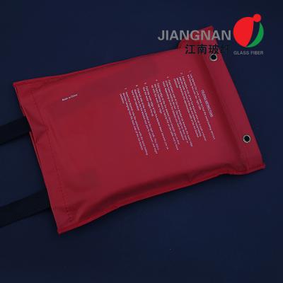 China White Fire Blanket 1.2*1.2m Packed In Soft Bag Or Hard Box Fire Resistant Blanket à venda