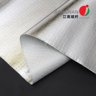 China Heat Retardant Aluminum Reinforced Fiberglass Curtains Or Screens With Smooth Surface And Aluminum Foil Or Aluminum Film for sale