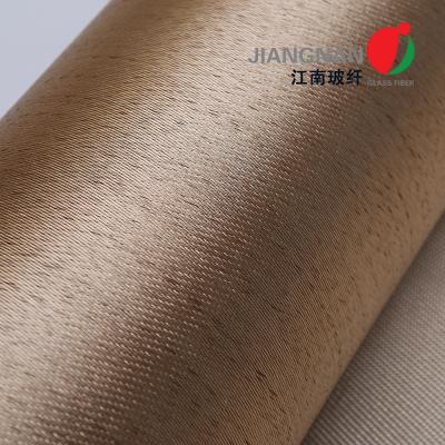 China Ht800 Golden Fiberglass Cloth For Welding Blanket Fiber Glass Cloth for sale
