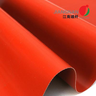 China 160g/M2 - 2500g/M2 Silicone Coated Fiberglass Fabric With Silicone Rubber Coating for sale