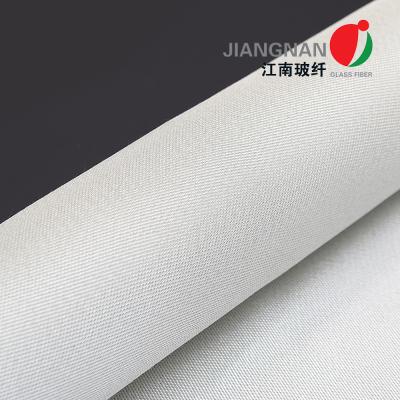 China Satinless Wire Reinforced 0.6mm Thickness Glass Cloth On Thermal Insulation Cover for sale