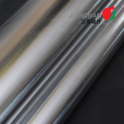 China 0.43mm Aluminum Foil Laminated Fiberglass Fabric Airtight for sale