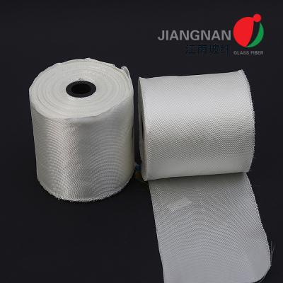 中国 高温抵抗のアルカリの自由なガラス繊維 テープ絶縁材の結合テープ 販売のため