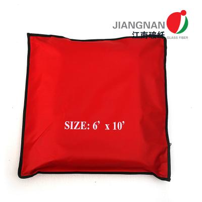 Chine 1000 couverture de soudure résistante de la couverture 6x6Ft de soudure de fibre de verre de degré à vendre
