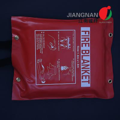 China BSI Certificate Safe Fire Blanket Emergency High Temperature Fiberglass Fabric With BE EN 1869 Aproved for sale