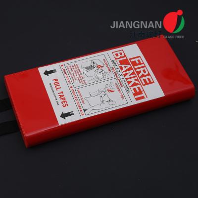 China 100 % Fiberglass cloth Emergency Fire Blanket Prices Fire Blanket 1mx1m Home Safety with EN1869 Approved for sale