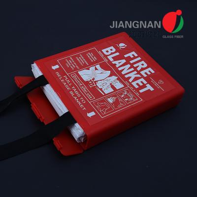 China BSI Kitemark Double Silicone Coated Fiberglass Anti Fire Blanket CS06 With BS EN1869 2019 Approved for sale