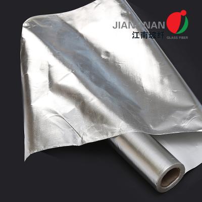 China Heat Reflective Aluminum Foil Fiberglass Cloth Insulation Backed for sale