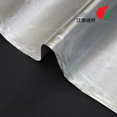 China Reflective Aluminum Foil Laminated Fiberglass Fabric For Flexible Connector Duct for sale