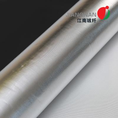China Heat Reflective Aluminium Foil E Glass Fiberglass Cloth Welding for sale