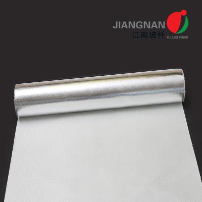 China 0.55mm Aluminum Foil Laminated Fiberglass Fabric Heat Insulation for sale