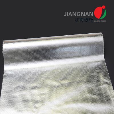 中国 合成のアルミ ホイルは軽い反射力のためのガラス繊維の生地を薄板にした 販売のため