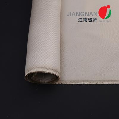 China 1000C High Temperature Fiberglass Cloth High Silica Glass Fiber Fabric Fire Barrier Cloth for sale