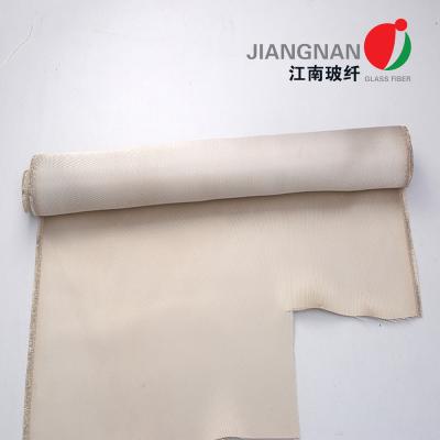 China 1.3mm 900 C High-Temperature Heat Resistant Fireproof Silica Fiberglass Fabric Cloth for sale