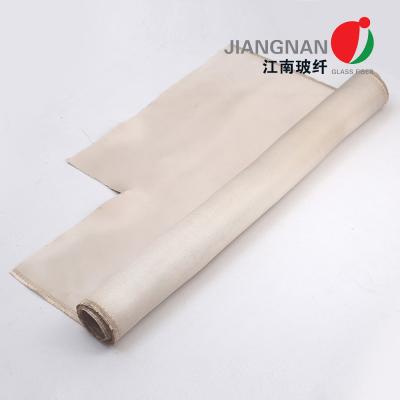 China satén de alta temperatura del paño 12H de la fibra de vidrio de 1200g Silca para la manta de soldadura de la protección en venta