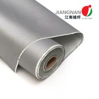 China Anti Ripper Insulation Silicone Coated Fiberglass Fabric 1000mm Wide 80/80g for sale
