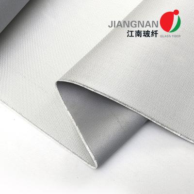 China 0.5mm Anti Fire & Smoke Curtain Material PU Coated Fire Resistant Fiberglass Fabric for sale