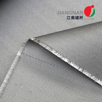China 0.68mm Polyurethane PU Coated Fiberglass Fabric With Wire Reinforced One Side for sale