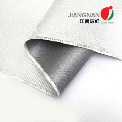 China Welding PU Coated Fiberglass Fabric Cloth Fire Barrier Heat Isolating Fabric 0.8mm for sale