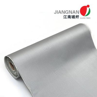 China M0 Fireproof 4h Satin Polyurethane Coated Fabric Fire Retardant Cloth 4h Satin For Flexible Expansion Joint for sale