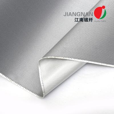 China 27Oz Pu Coated Fabric Used For Air Distribution Smoke And Fire Curtains for sale