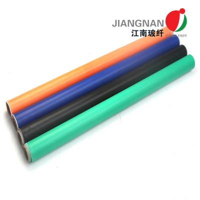 China Flex Resistance Blanket Silicone Coated impregnó la fibra de vidrio 1/3 tela cruzada tejida en venta