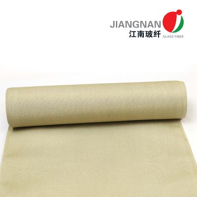 Китай Покрытая вермикулитом ткань термоизоляции сопротивления ткани стеклоткани высокотемпературная продается