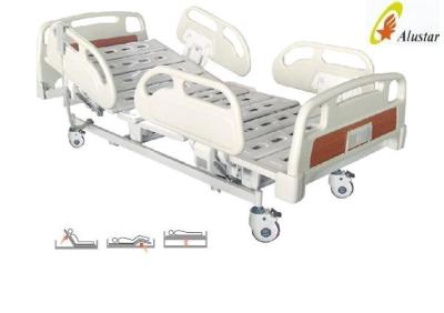 China ABS Guardrail Hospital Electric Beds 3 Funtion Care ICU Bed With Linak Motor (ALS-E308) for sale