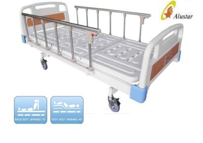 China 2 Crank Adjustable Abs Bed Surface Medical Hospital Beds with Lock ALS-M208 for sale