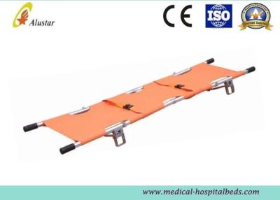 China 4 Folding Stretcher Aluminum Alloy Rescue Stretcher Emergency Stretcher (ALS-SA113) for sale