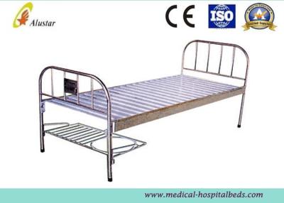 China Stainless Steel Flat Medical Hospital Beds With Shoes Holder (ALS-FB005) for sale