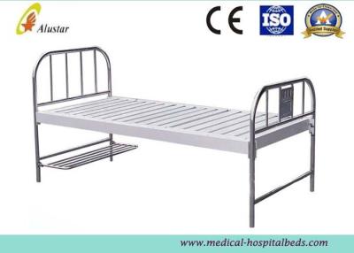 China Custom Flat Medical Hospital Beds With Foot Board Stainless Steel Hole Punching ALS-FB003 for sale