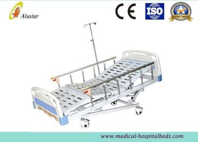 China ABS Headboard Steel Medical Hospital Adjustable Beds , Manual Crank Bed (ALS-M503) for sale