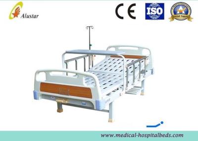 China ABS One Crank Manual Medical Hospital Bed With Aluminum Alloy Backrest (ALS-M110) for sale