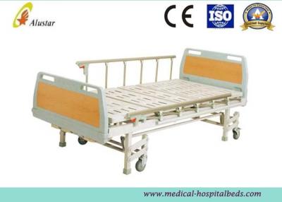 China Simple Design 3 Crank Mechanical Medical Hospital Bed With ABS Head (ALS-M315) for sale